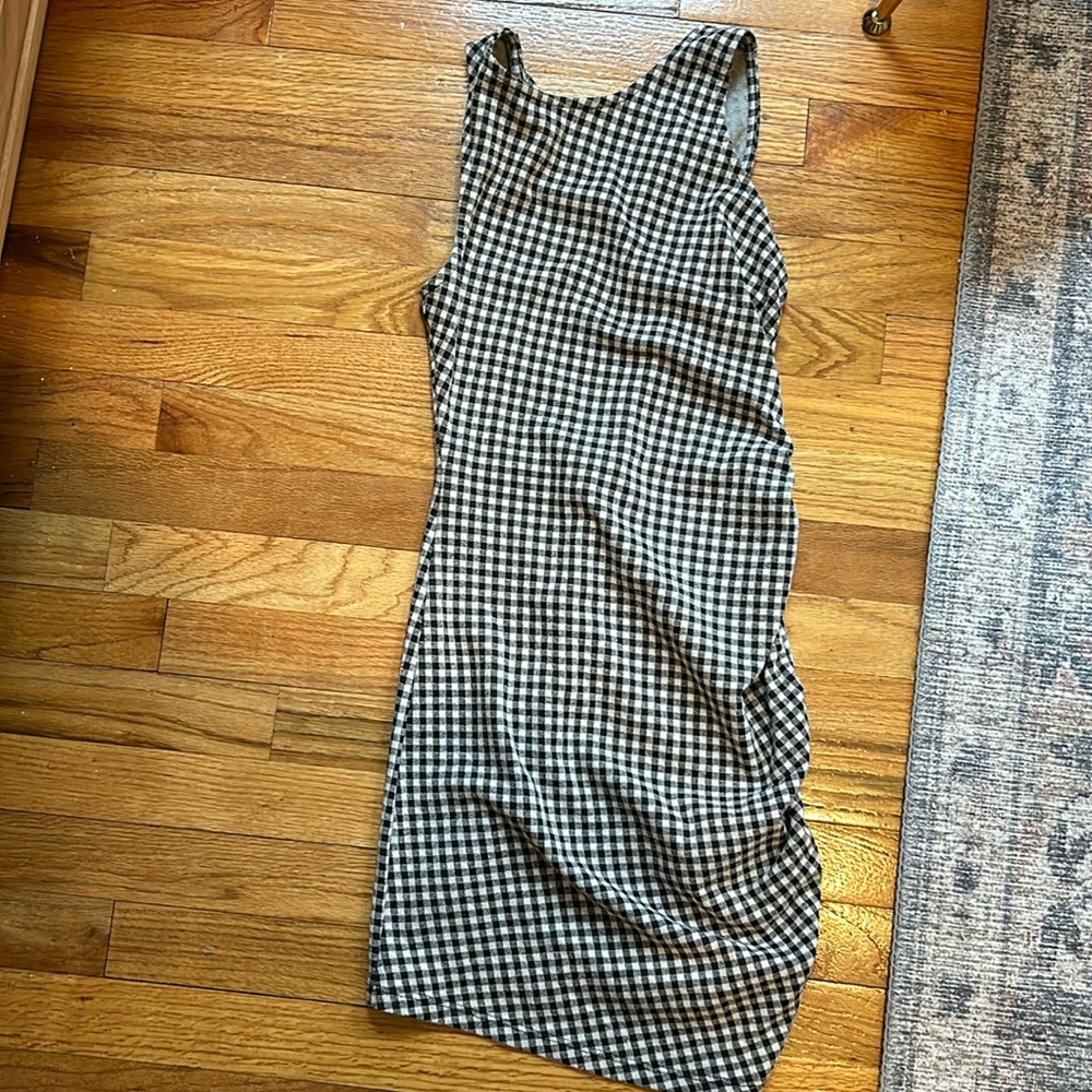Madewell checkered dress size XS good quality
